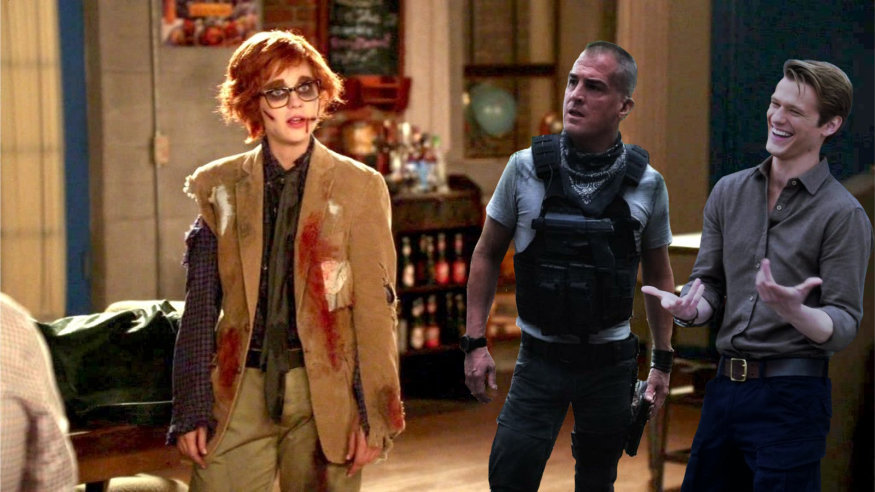 punkclarinet's tweet image. "No. No. No. You know I hate zombies. I can't stand zombies. They bite you and then you become a zombie yourself. And you know what that means, Mac. It's the zombie apocalypse. I tell you."
"Relax, Jack. It's just Jessica Day. No zombie, It's a costume."
#MacMashup #SaveMacGyver