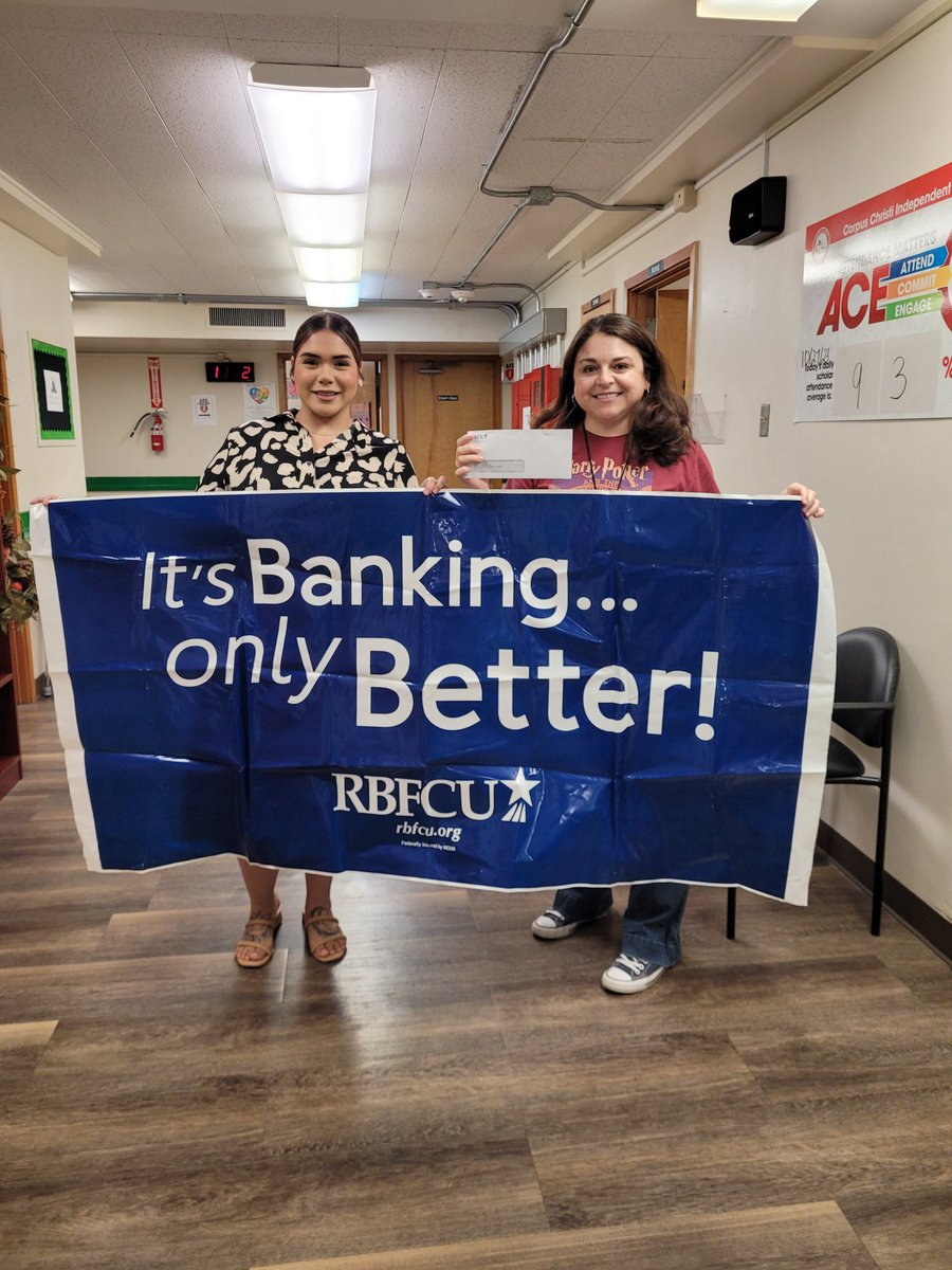 Thank you to Dora Carden and <a href="/rbfcu/">RBFCU</a> for officially sponsoring our Fall Festival! We greatly appreciate community business partners like you for always supporting public education. 💚