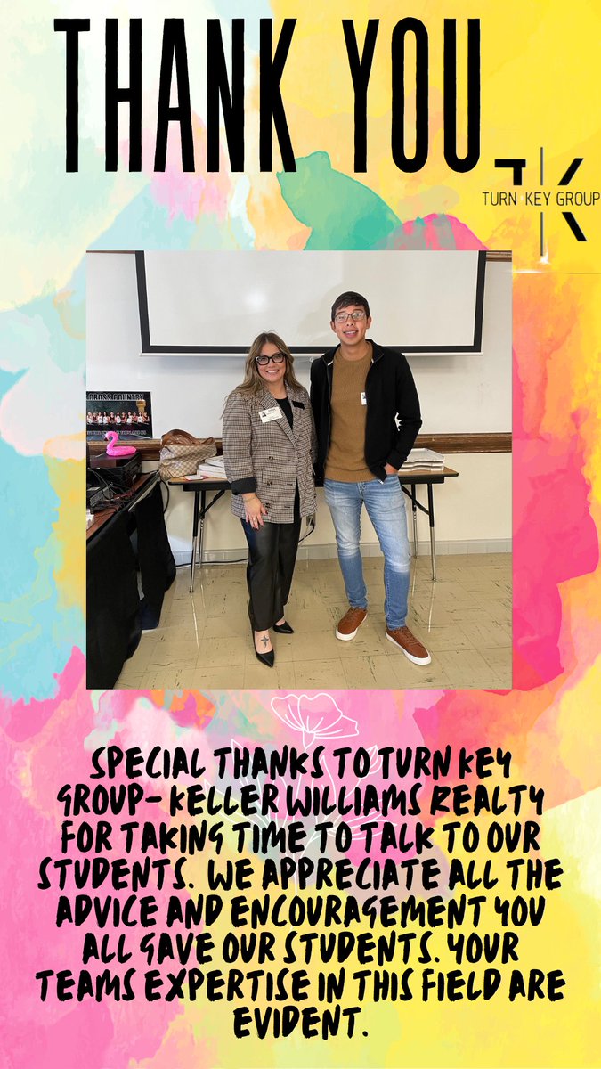 dumasisdcte's tweet photo. Special thanks to Turn Key Group- Keller Williams Realty for taking the time to talk to our students! #iamcte #dumasisd https://t.co/s4DTv0xekA