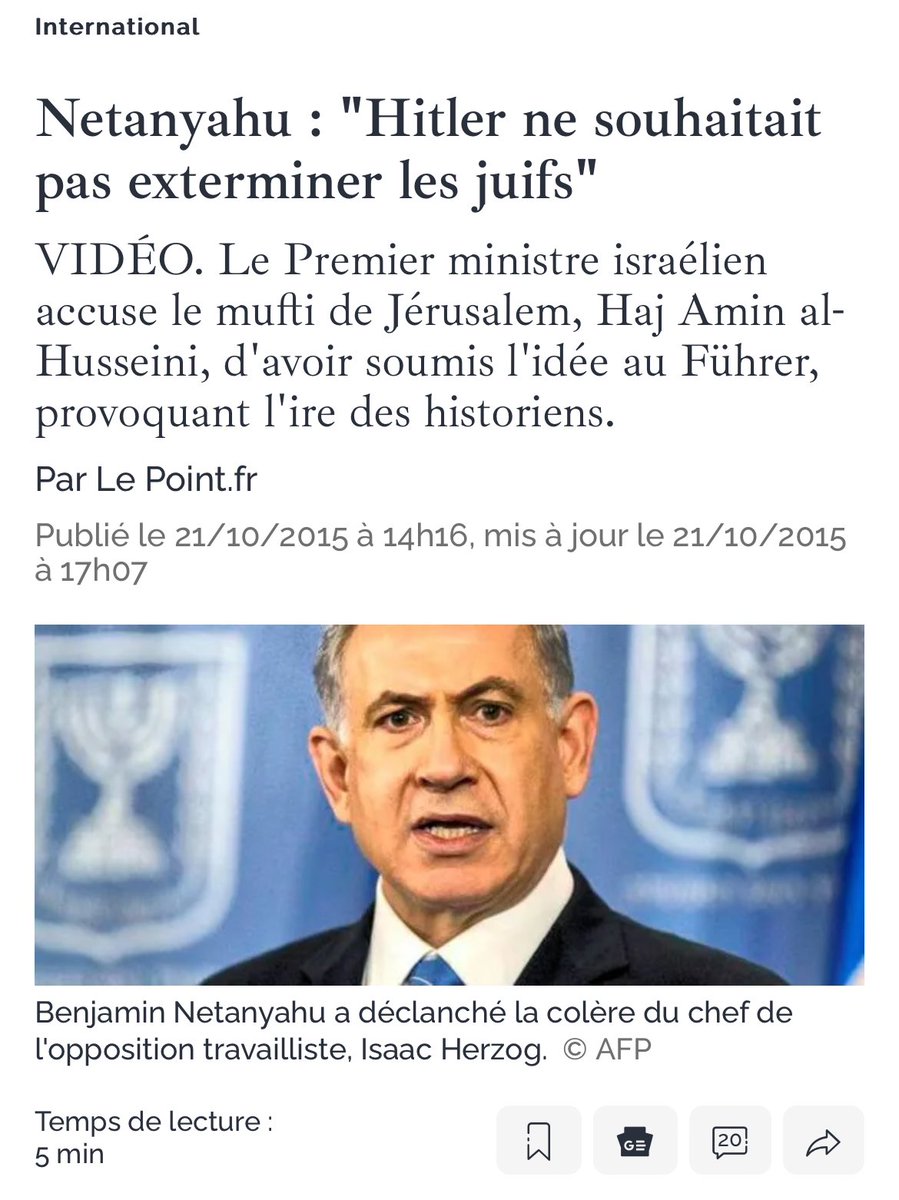 #TPMP #GuillaumeMeurice #Netanyahu

Soutien à Guillaume Meurice qui ne fait que dire la vérité, avec humour, sur le criminel de guerre #Netanyahu.