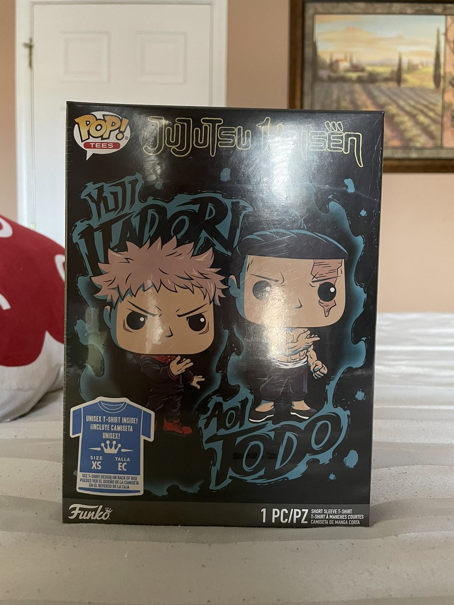 JusttSham's tweet image. Amazon just dropped off my JJK pop tee 
#JujutsuKaisen #FunkoPopNews #funkopoptees