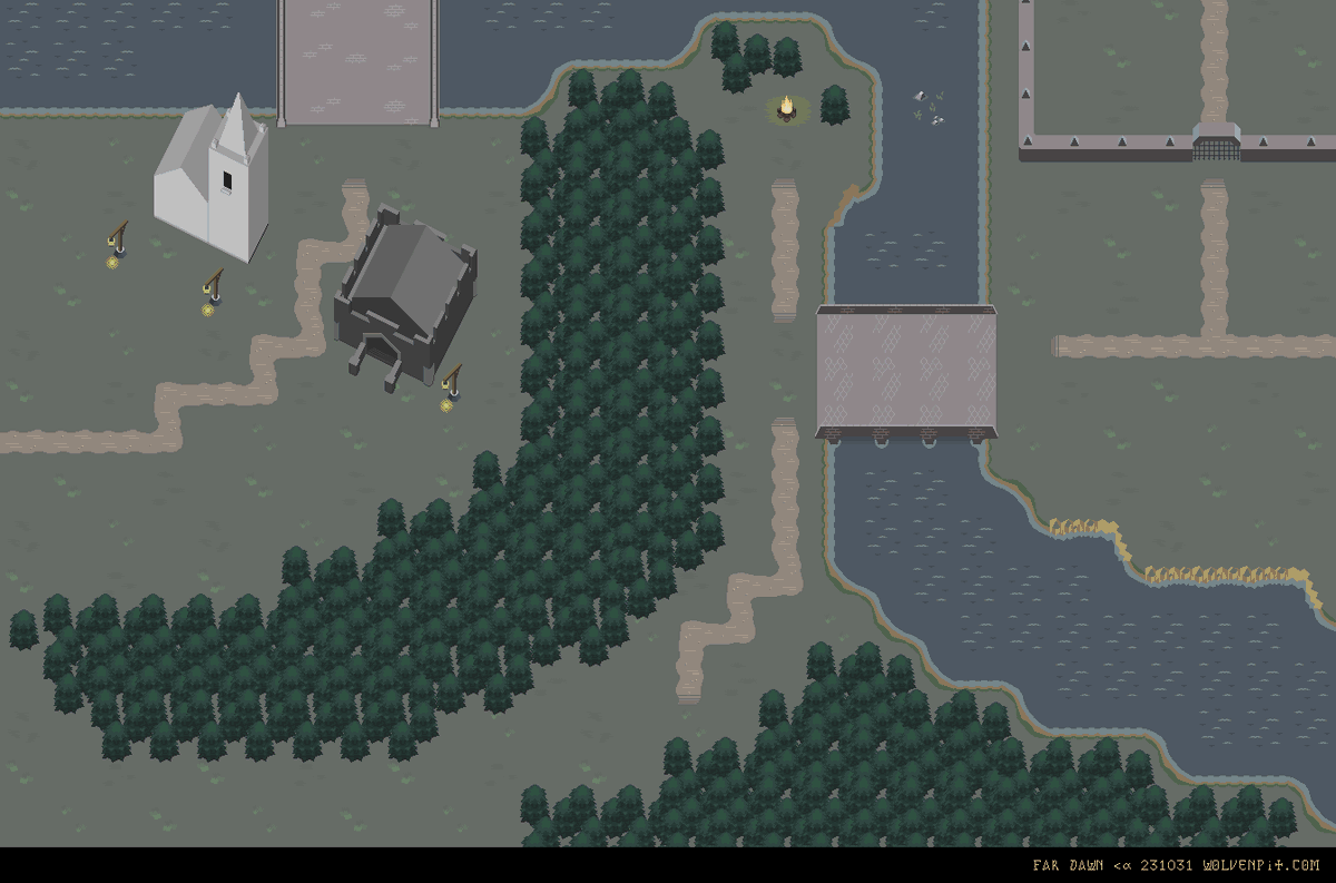 Halloween is the perfect time to reveal some new material from Far Dawn the RTS.

Basically all that you see is unfinished, but I hope it serves to demonstrate the new art direction more befitting the dark fantasy setting.

Let me know your thoughts!

#pixelart #indiedev