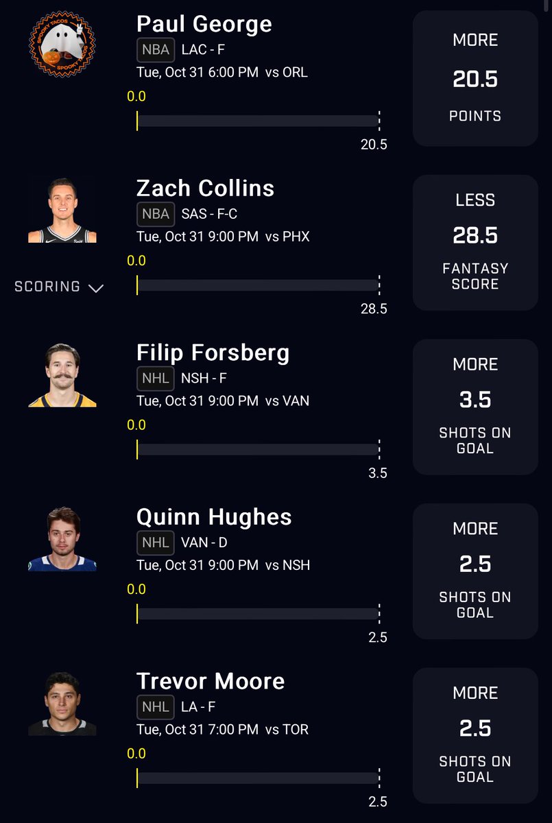 MindOfJakeUp's tweet photo. Nurk Discount & PG Discount 👻🎃
#NBA #NHL🏒#FantasySports
#GamblingTwitter #PlayerProps
#PropBets #SportsBettingTwitter
Let’s cash together 💸
#ButImNotACapper❕ https://t.co/9miMFrLFbQ