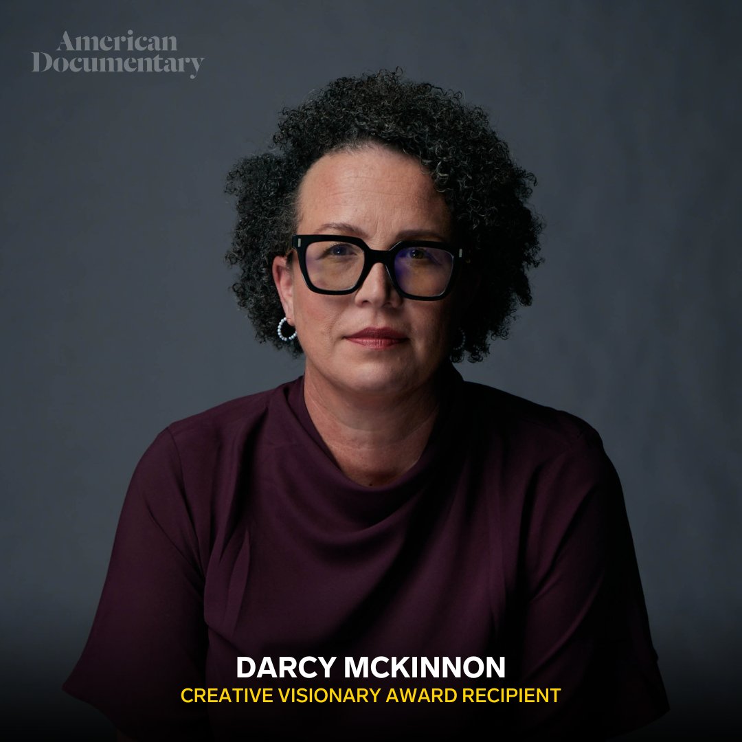 We're looking forward to celebrating Darcy McKinnon at our annual Gala on November 7th! Darcy will be recognized with the Inaugural Creative Visionary Award for exemplary nonfiction work and excellence in the field. Ticket & details: loom.ly/cPgXh-c. #WhoTellsTheStories