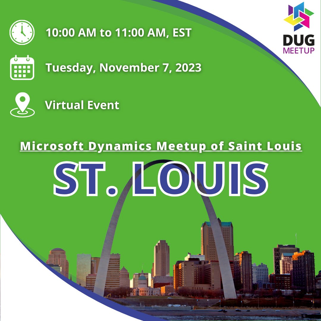 DynamicsUG's tweet image. Another #DUGMeetup is coming up in St. Louis with both in-person and virtual options!

🤝meetup.com/microsoft-dyna… 

💻 meetup.com/microsoft-dyna…

🎤 Adam Hallbeck of Microsoft will present on Copilot in #MSBizApps and an overview of 2023 Release Wave 2

#MSDyn365 | #PowerPlatform