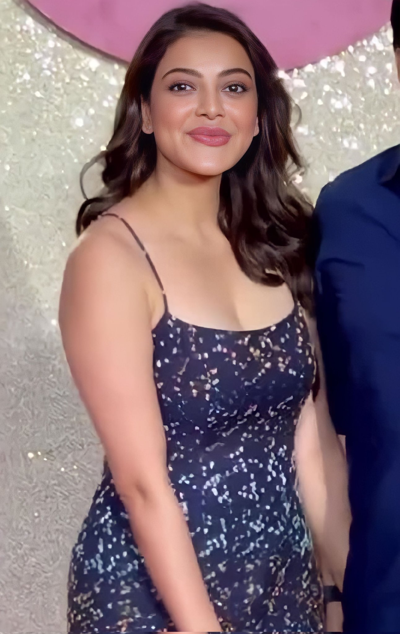 Actress Corner on X Beautiful Kajal Aggarwal in blue dress KajalAggarwal https t G3rHY9B92m X