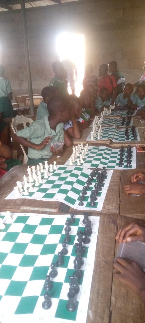 More nourished today @students of Assumption Model Technical Secondary school today. They had the first feel of the #chesspieces. Engaged in exercising their fresh knowledge #chesskill
For their tomorrow we give our today!
Kindly reach out to support 😄
#Champs in the making.