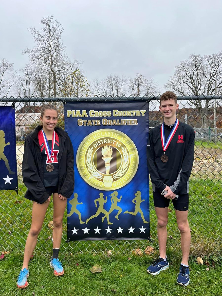 Both Macie &amp; Caden are Hershey bound! 

Congratulations to Ayren &amp; Noelle on their fantastic careers. You are amazing people with bright futures. Thank you for all you’ve given this XC family.