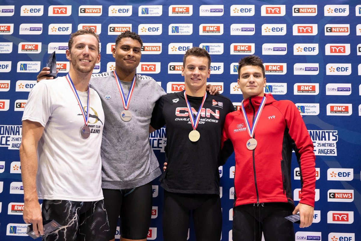 CMNatation's tweet photo. Bilan France 25m à Angers :
-Un titre de champion de france sur le 400 4n
-Un titre de vice champion de France sur le 200 4n
-Qualification pour les championnats d’Europe 25m
-8 Finales
-7 Records perso
❤️🖤
@boris_ravignon @08metropole @VilledeCMz @ardennescd08 @est_natation https://t.co/rbANukgT9f