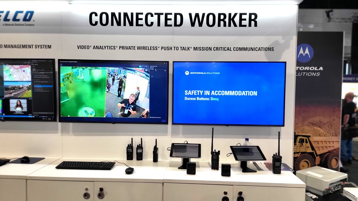 MotoSolutions's tweet photo. ⏰#IMARC is here! We're showcasing our #security tech from @Avigilon & @PelcoVideo:
⭐ #AvigilonUnity Video VMS
📹 #ExplosionProof #Pelco cameras
☁ #Avigilon cameras, such as the H5A Thermal
💻 Our extensive #tech #ecosystem
Find us at stand C42: https://t.co/KNXMK1l3Je https://t.co/tBUYWKzmLi
