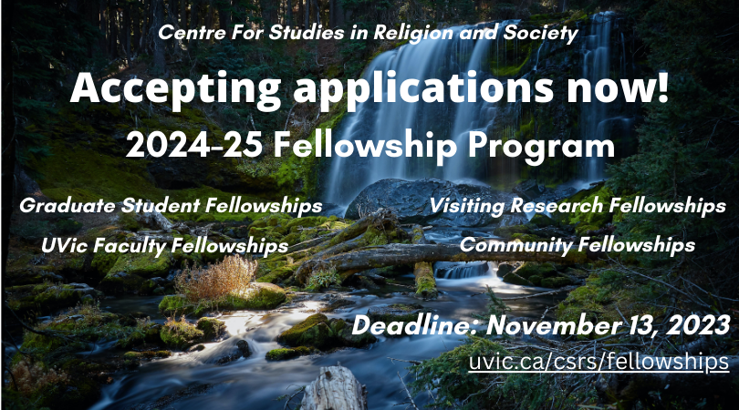 A reminder that CSRS fellowship applications are due November 13th. We look forward to hearing from you!