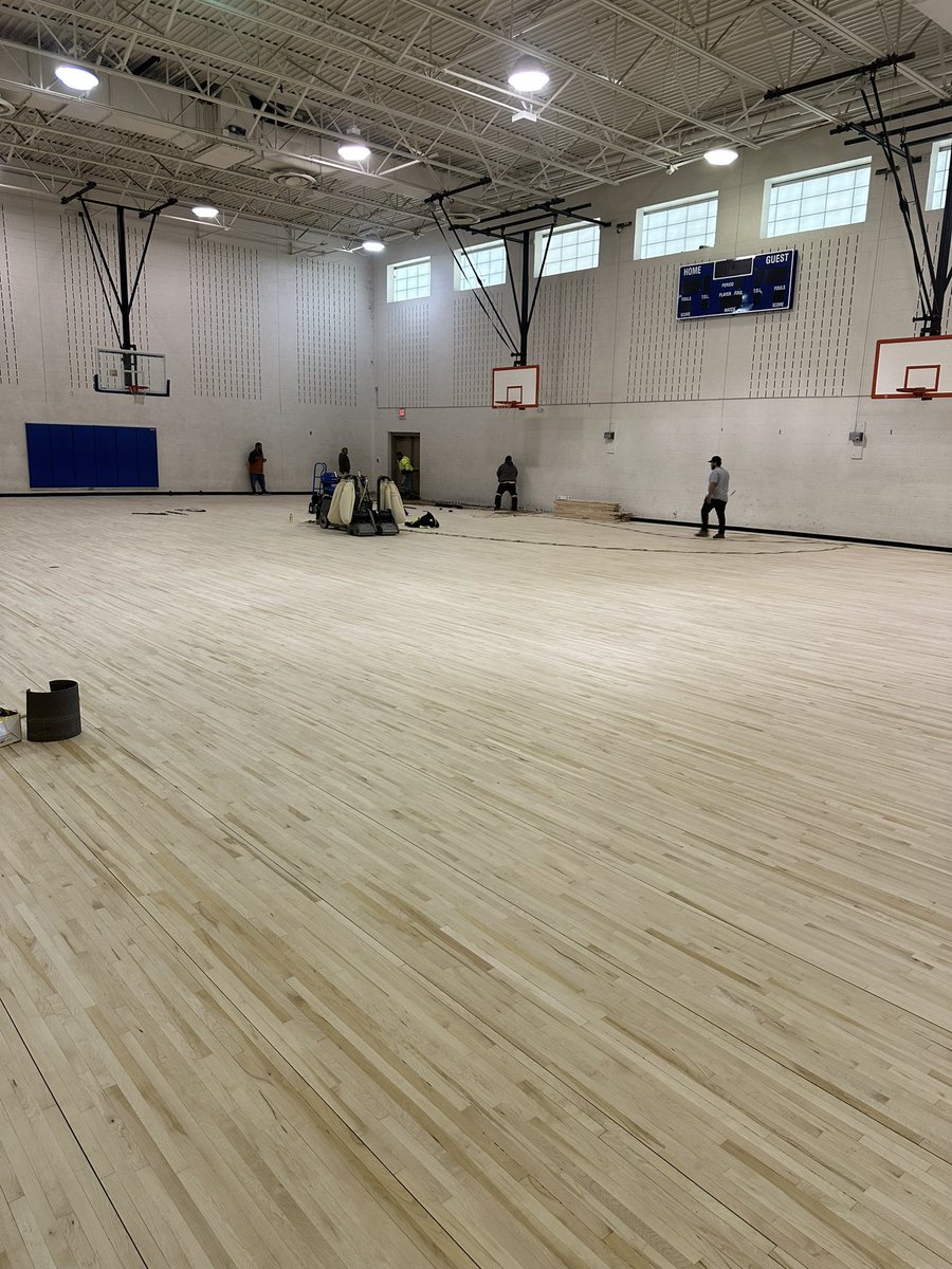 S/O to @DallasISDSupt @dallasschools and @dallasathletics for getting The Ville’s auxiliary gym floor taken care of! We appreciate this more than you know! #OneStandard #ITWIT