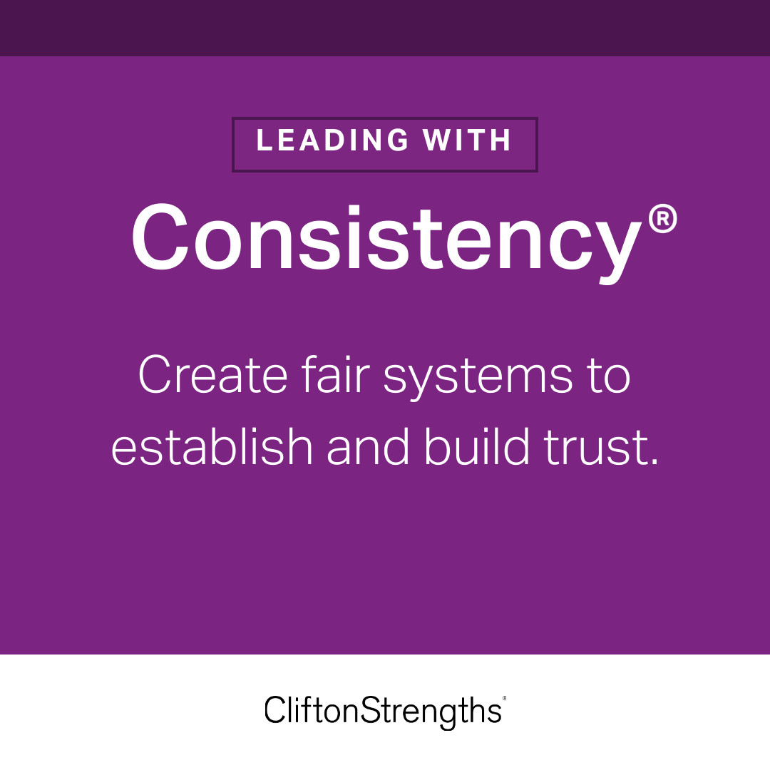 As a leader with #Consistency, cultivate trust by subjecting yourself to whatever rules or programs you approve for your group or organization. Build a reputation for pinpointing those who deserve credit. Make sure that respect is given to those who truly performed the work.