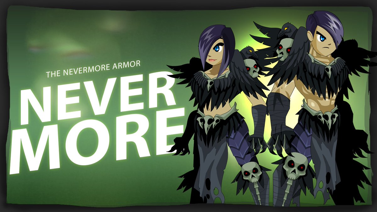 💀Are you in the spirits of #Mogloween, but all out of treats? 
Help spread the word LIKE RT &amp; Follow for a chance to win #AQW NeverMore Armor Set! 

Extra chance! 
x.com/HeroMart/statu…

Not feeling lucky? heromart.com/collections/mo…
_______________
#halloween  #giveaways #rewards