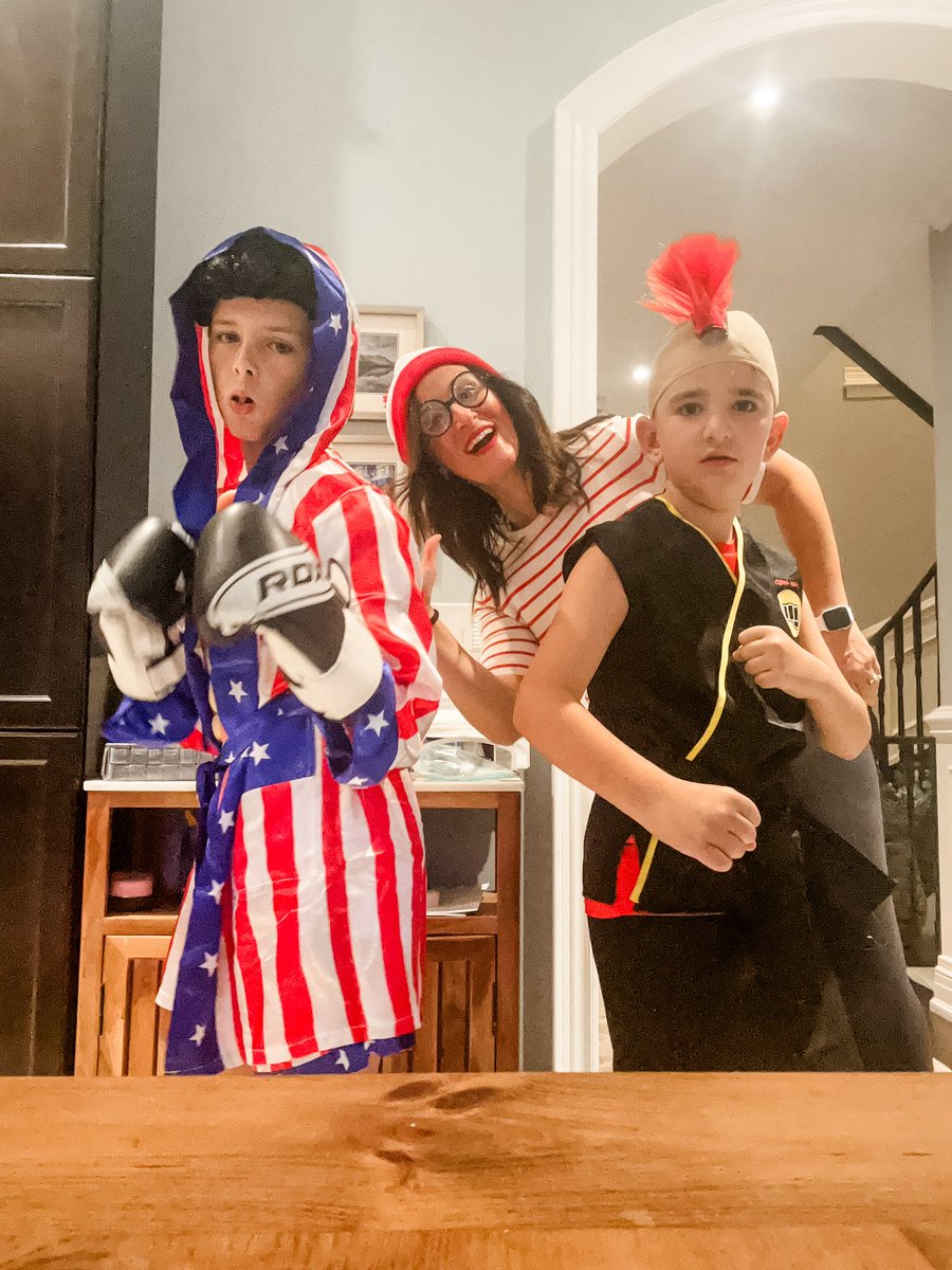 Halloween 2023. Rocky Balboa, Hawk and Waldo. Happy Halloween!!! #Halloween #October #HappyHalloween