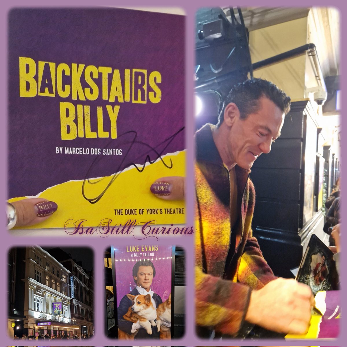 Back home in #Berlin and already missing #BackstairsBilly and #London
What a great evening @monitroll65 , @glasspider64 and I had on Saturday at the #DukeOfYorksTheatre 🤩 @TheRealLukevans and #PenelopeWilton were a delight to see on stage. @MsEmilyBarber was very cute.