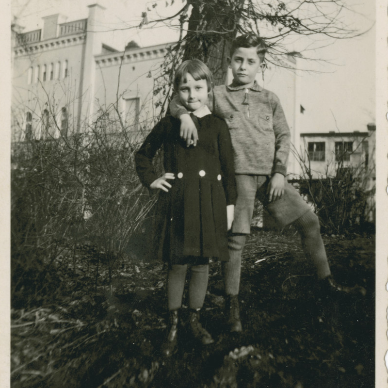 HolocaustMuseum's tweet photo. Ilse Sakheim's childhood was marked by gradually increasing antisemitism in Germany—beginning with schoolyard taunts and escalating to state-sponsored violence. Ilse's parents managed to send Ilse to England at age 13, saving her life. They were later murdered at Auschwitz.