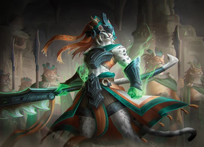 Kutzil, Malamet Exemplar   Lost Caverns of Ixalan  Ovidio Cartagena  Painting anthropomorphic characters is so hard but I tried my best because she is such a badass ! Thanks Ovidio for trusting me with her!