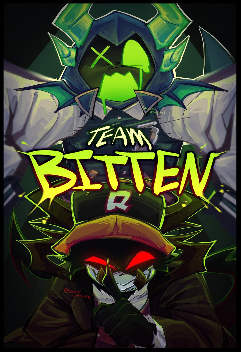 sacuniUltimate's tweet photo. careful ,they bite!

#TeamBITTEN #phighting #phightingart #Regretevator #robloxart https://t.co/CFOQ9qeZCA