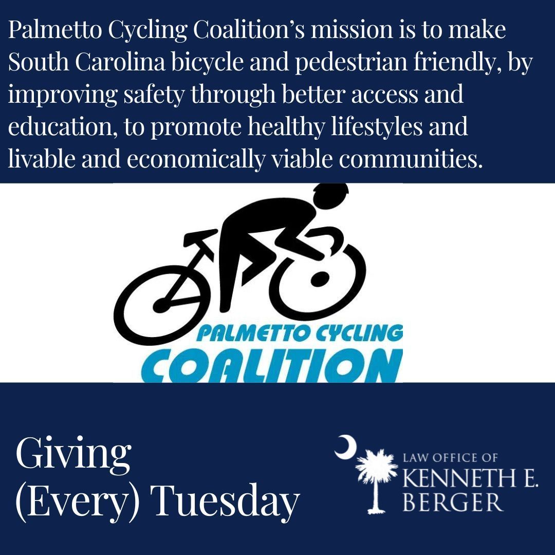 On this Giving (Every) Tuesday, we are sponsoring @palmettocycling, an organization here in Columbia focused on making our roads safer for cyclists and pedestrians. 

#LOKB #givingeverytuesday #palmettocyclingcoalition #cycling