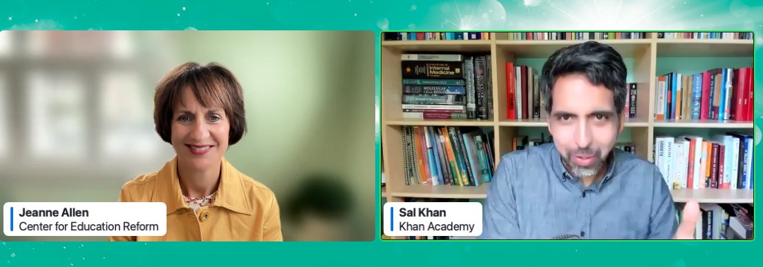 edreform's tweet photo. The amazing Sal Khan (@salkhanacademy) shares with @JeanneAllen & the @YassPrize Semifinalists how his “delusional science-fiction epic thoughts” turned into the legendary @khanacademy!

Believe in your mission… Ground yourself… Never give up…

https://t.co/oOQuPn8k9G
https://t.co/P69Qg8HEVW