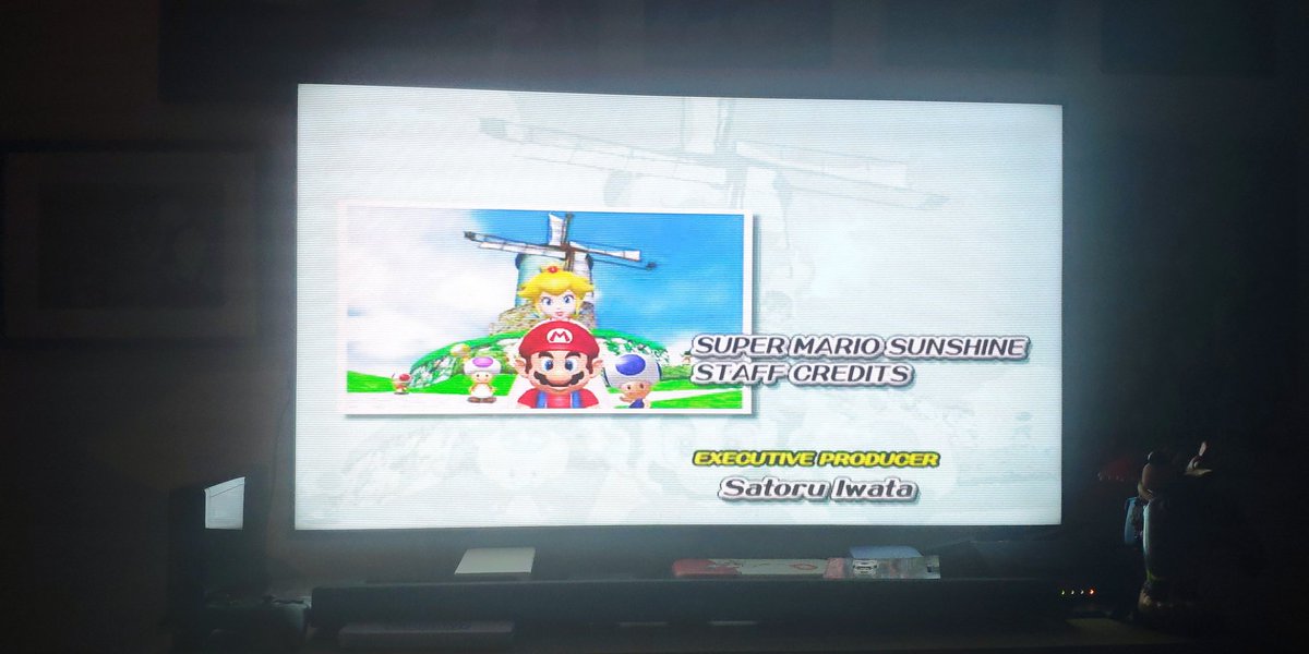 ManiaOfNintendo's tweet photo. #SuperMarioSunshine enfin terminé sur #GameCube
C'est le plus bugué des Mario 3D 🤣
Bon prochain jeu Gamecube à terminer : Wario World 😊 https://t.co/dHQnQbGw9B