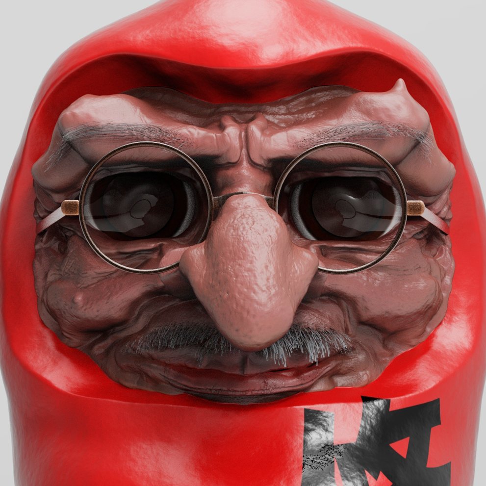 Daruma Gandhi
opensea.io/collection/dar…

follow me and I will follow you, let’s support each other!

#Gandhi  #MahatmaGandhi #nonviolentresistance #india #nftcollector #NFTartist #kaonashi_3d #NFTCommmunity #nftjapan #nftchina #NFTs #nftart