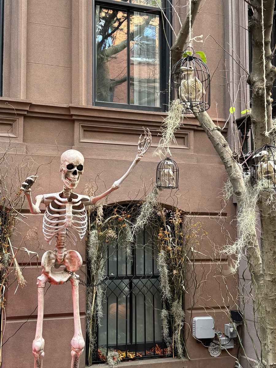 NYC halloween decorations are 💣