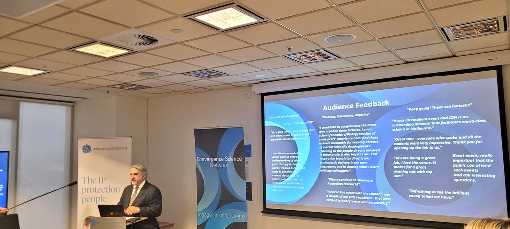 Happy 15th birthday to <a href="/ConverSci/">Convergence Science Network</a> <a href="/GCOration/">Graeme Clark Oration</a>!

Having celebrated biomedical innovation and the successes that come from convergence science with 52K people over the years, and inspired and supported young scientists to pursue STEM, you've done wonderful work!