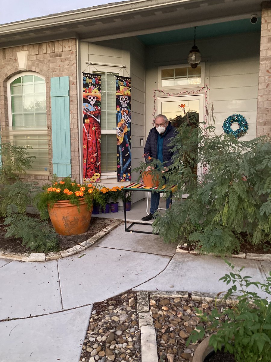 Just finished handing out the last giant bag of candy and turned off the porch light. Counting the candy and dividing by two pieces per child gives us a figure of 730 trick-or-treaters this year, down a bit from 2022, likely due to cold weather. Some fabulous costumes this year!