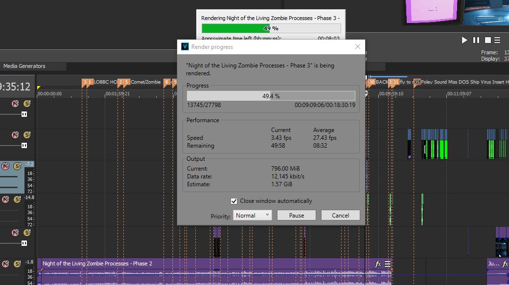 city_xen's tweet photo. We got #EncryptedTales 5 Zombie Processes story done. Rendering now, and after review it will be released. The Billy &amp; Tim story will be released in the next week or so, followed by the Encrypted Keeper wrapper arc. Happy Halloween https://t.co/6O0noWZVbX