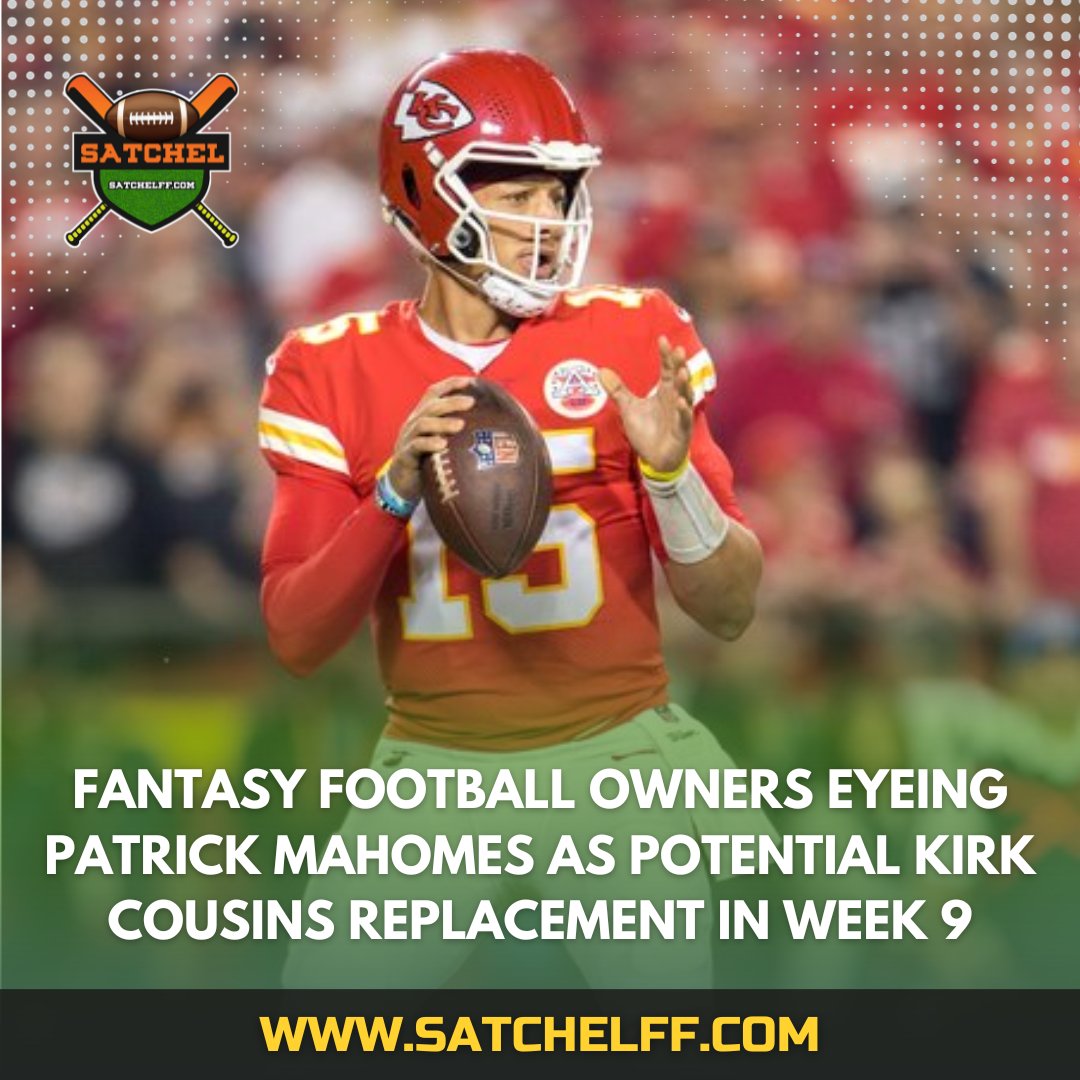 SatchelFF's tweet photo. Prepare for an Exciting Fantasy Matchup!

Top 5 Week 9 QB Rankings
1. Jalen Hurts vs. DAL
2. Patrick Mahomes vs. MIA
3. Josh Allen @CIN
4. Lamar Jackson vs. SEA
5. Tua Tagovailoa @KC

Disclaimer: All rights reserved.

#FantasyFootball https://t.co/bVcMNjmtIE
