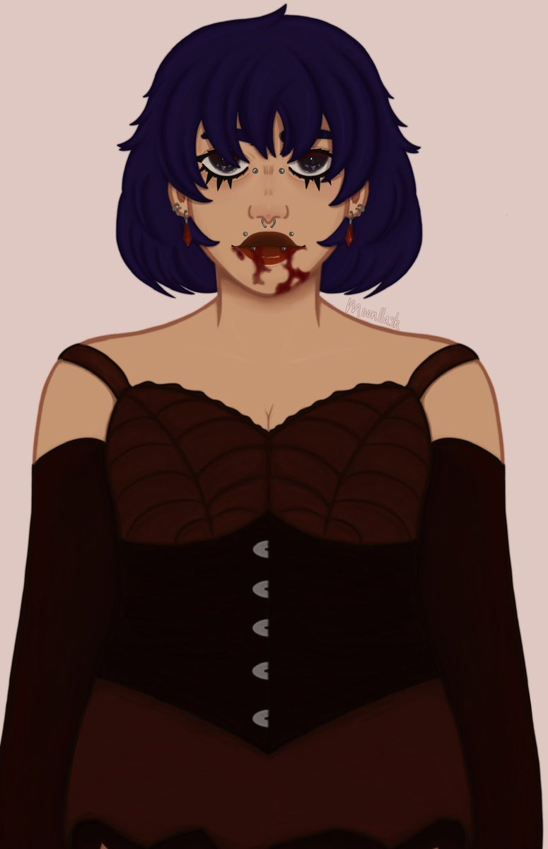 halloween art of my oc!