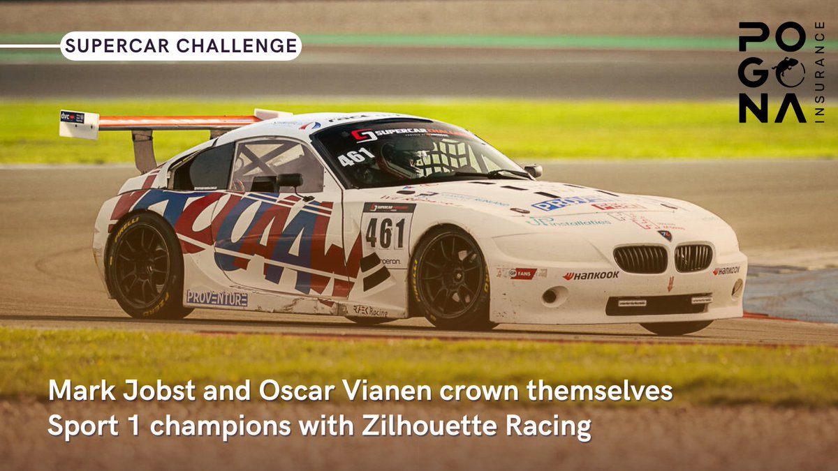 Mark Jobst and Oscar Vianen are the Sport 1 champions of the 2023 Supercar Challenge! Together with Zilhouette Racing they secured four victories at Zandvoort and Spa-Francorchamps as well as another five podium finishes en route to this year's title. #SupercarChallenge