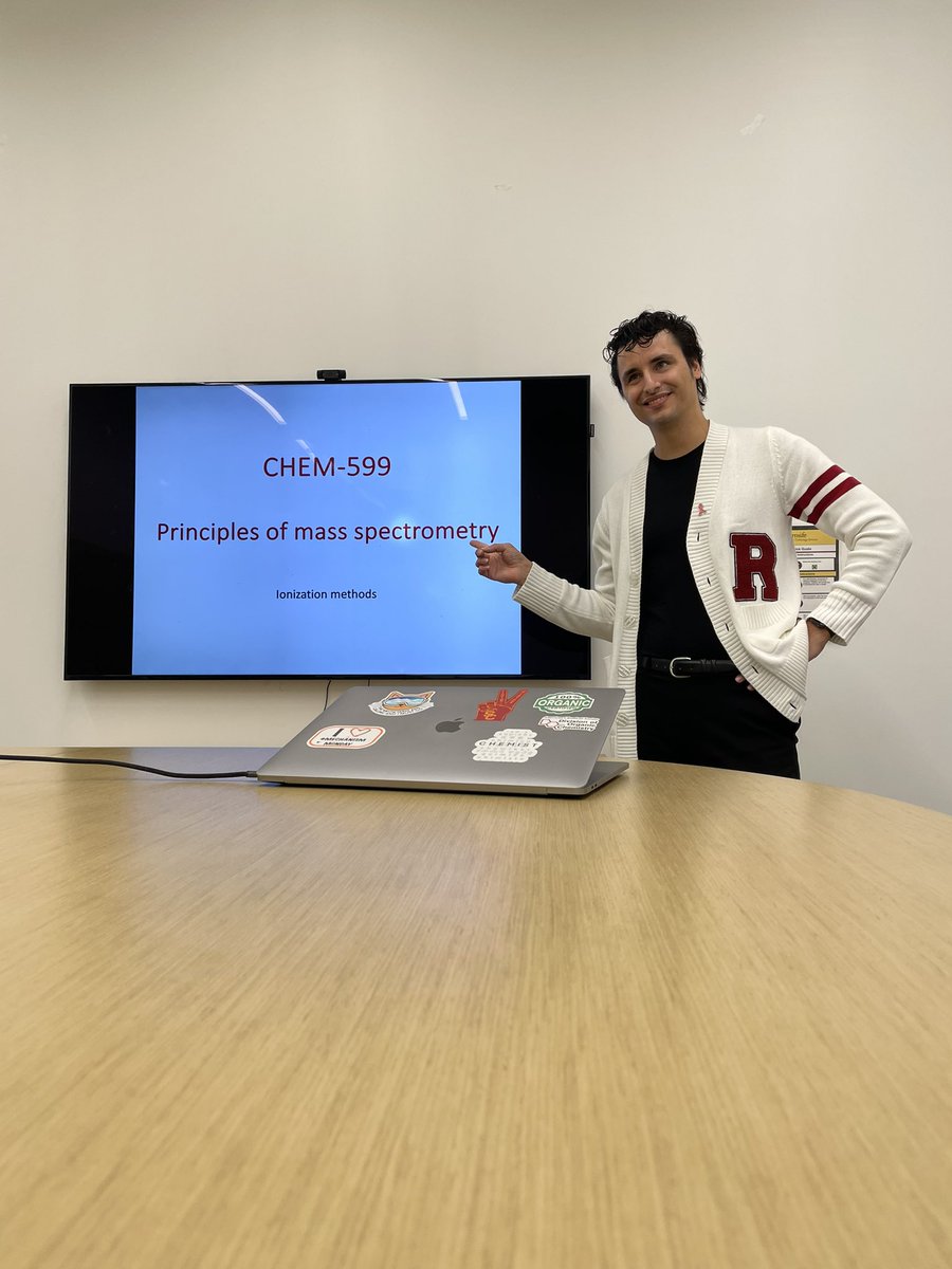 Dmitry Eremin (@dmeremin) on Twitter photo “What is this? Halloween?”🎃👻
Danny Zuko substituted me today in CHEM-599 to talk about ionization methods <a href="/USCChemistry/">USC Chemistry</a> <a href="/USCBridge/">USC Bridge Institute</a> “What is this? Halloween?”🎃👻
Danny Zuko substituted me today in CHEM-599 to talk about ionization methods <a href="/USCChemistry/">USC Chemistry</a> <a href="/USCBridge/">USC Bridge Institute</a>