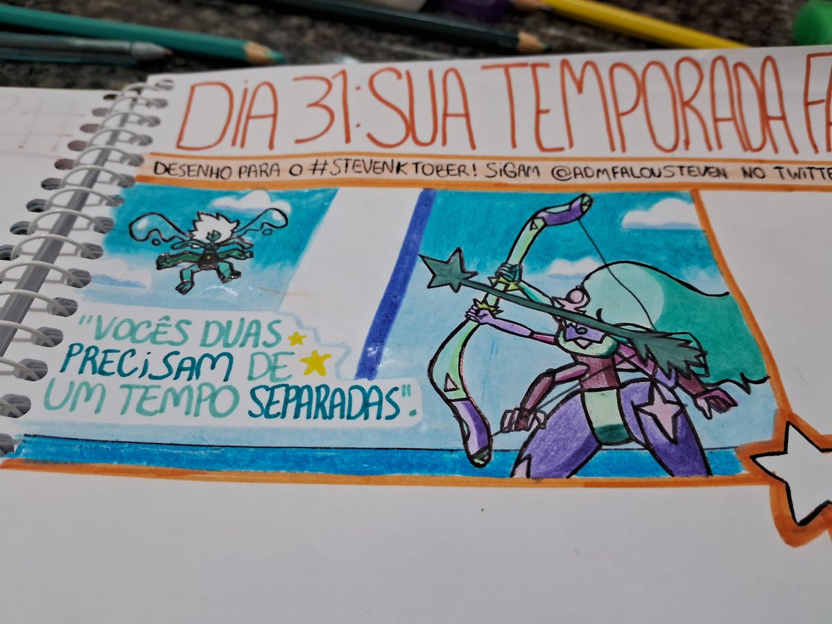 GabrielRN123's tweet photo. Preparando o meu último desenho pro #StevenKTober ✍️🏼⭐️
Será que consigo terminar até meia-noite? 😩
@AdmFalouSteven #stevenuniversefanart https://t.co/HbuAH8ZJVo