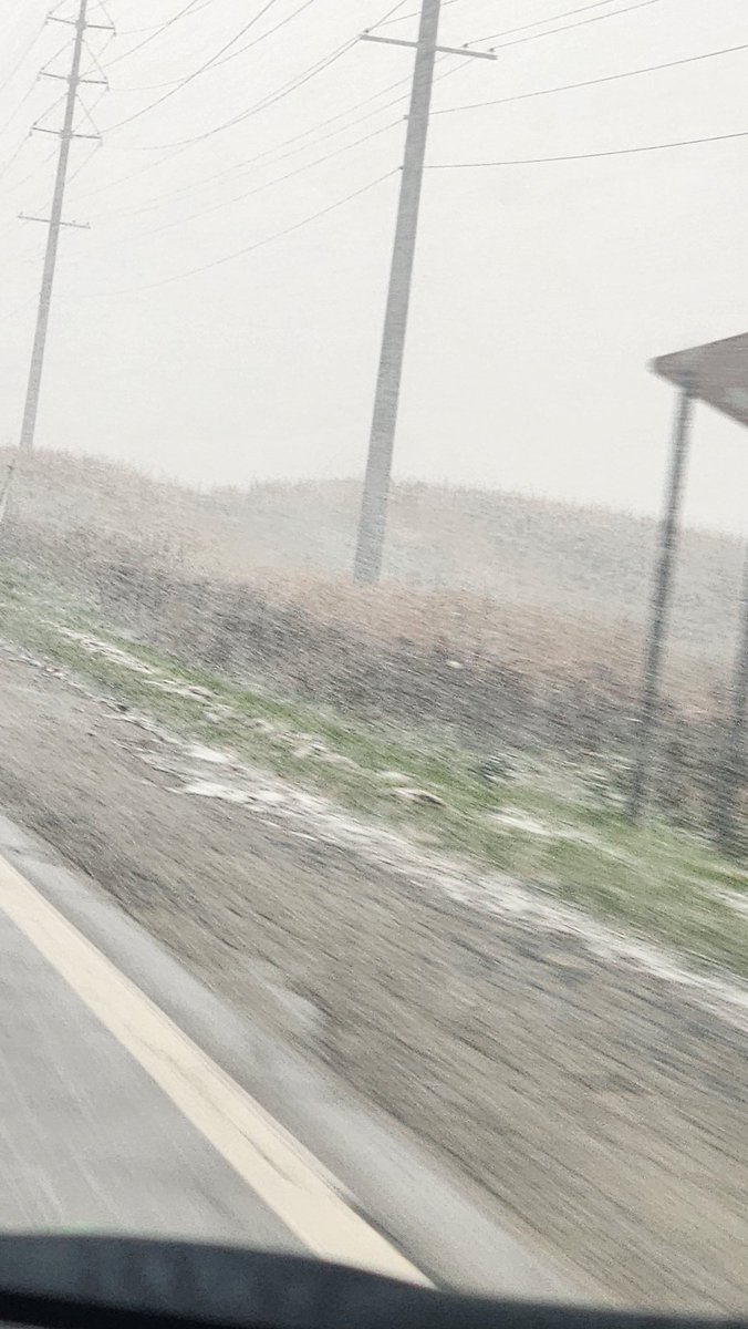 Southwest Michigan's first snow.