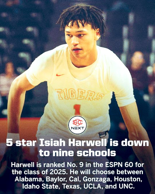 Paul Biancardi (@paulbiancardi) on Twitter photo Isiah Harwell tells ESPN he is locked in on nine schools. <a href="/isiah_harwell1/">isiah harwell</a> is one of the top guards in the class of 2025. Isiah Harwell tells ESPN he is locked in on nine schools. <a href="/isiah_harwell1/">isiah harwell</a> is one of the top guards in the class of 2025.