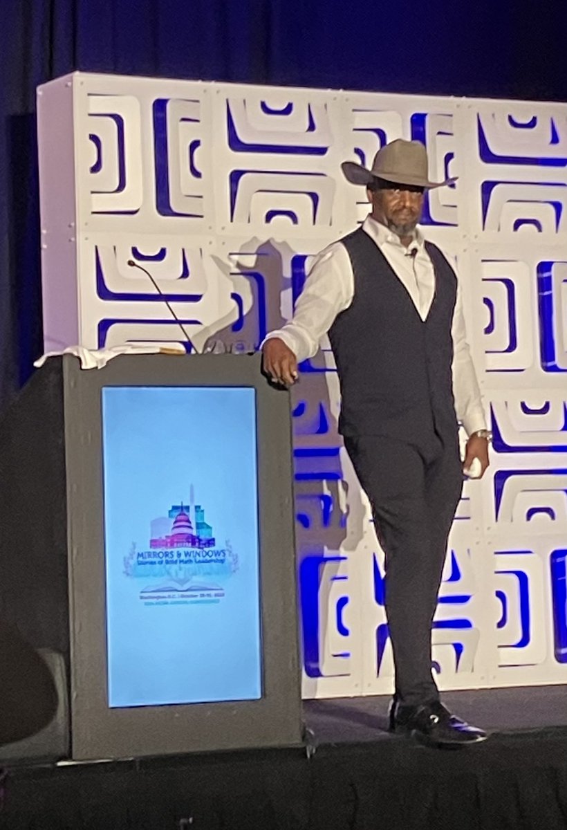 MelAGCampbell's tweet image. So thrilled I got to introduce some of my @AmstiUAH math peeps to one of my inspirations today!!! @unfoldthesoul brought his best to #NCSM23 ! @MathEdLeaders @sheilaholt19 #StartWithTheCrown