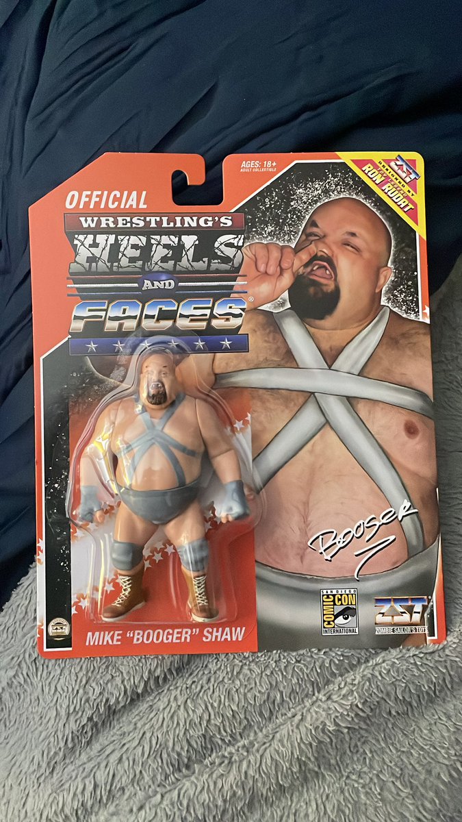 Mail Call from @TheZombieSailor , Another amazing figure to add to the collection #wwe #BastionBooger ##HeelsandFaces