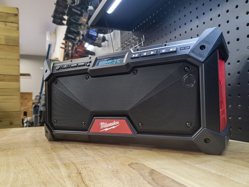 We're listening to the @MilwaukeeTool M18 Bluetooth Radio to see how it stacks up on the jobsite. Check out the review! protoolreviews.com/milwaukee-m18-… #ptrmil23