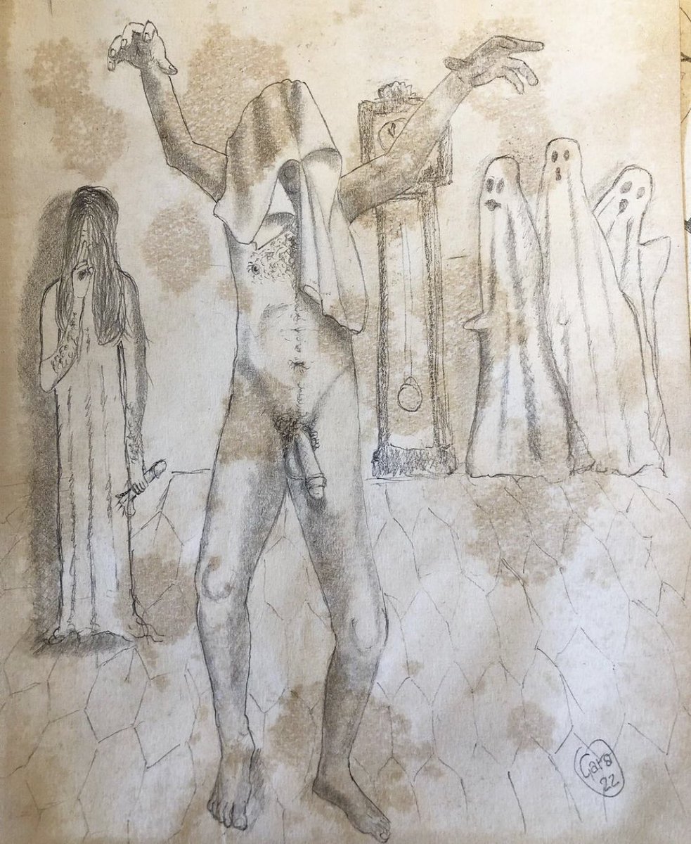 garadraw's tweet photo. Halloween scary story : the towel
Graphite on handmade coffee stained paper
21x14 cm
#Halloween2023 #halloween #halloweendrawing #trickortreat #HappyHalloween #halloweeendrawings #gayhalloween #scarydrawing #creepyart #creepydrawing #gaydrawing https://t.co/Z2Krv2Xj8h