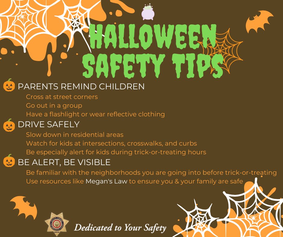 We hope everyone has a safe and fun night! Don't forget to follow these helpful tips from the @sbcountysheriff