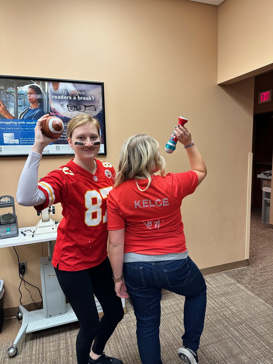 brummeye's tweet photo. Happy Halloween from us at Brumm Eye Center! We are definitely feeling festive with our lunch lady, Travis Kelce, and Taylor Swift making appearance in our office today! https://t.co/DjfbCpusf8