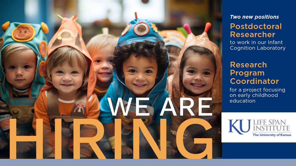 Are you interested in infant or early childhood learning? We are #hiring a Postdoctoral Researcher and a Research Program Coordinator. 
Learn more and consider applying at: rockcha.lk/ma6