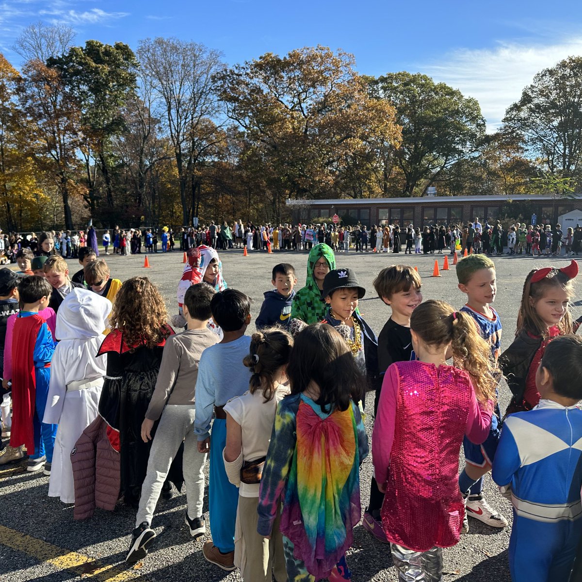 First grade is the place to be on Halloween! #WeAreChappaqua #RBpride