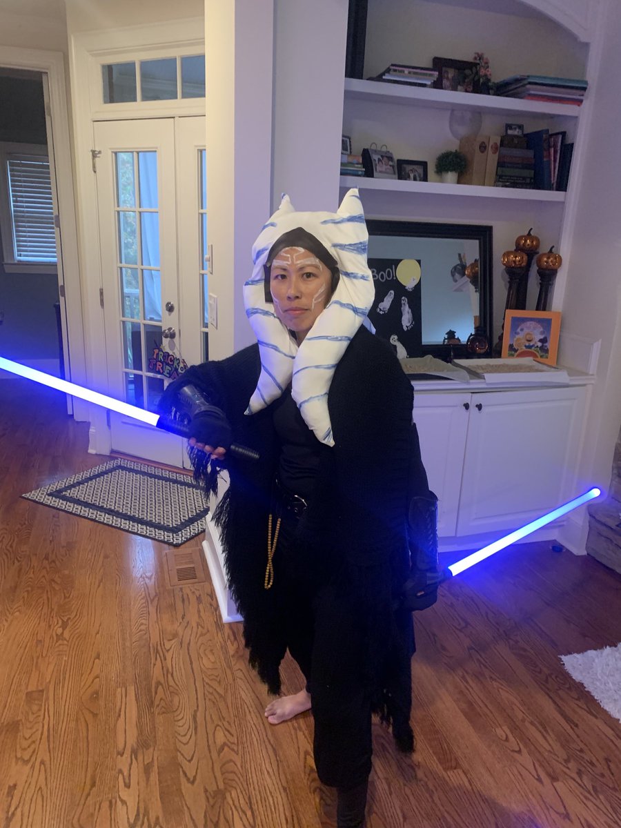 The Mrs. did Ashoka for #Halloween #Homemade...i love her!