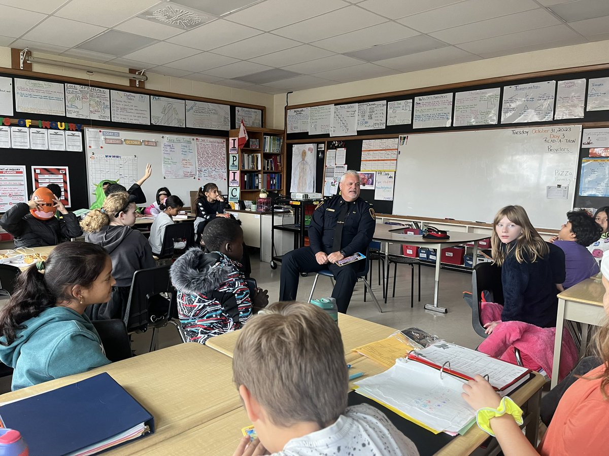 Our Glenwod Read-A-Thon was a fun-filled day. Students especially enjoyed our guest reader, and former Glenwood Griffin himself, Deputy Chief Crowley from <a href="/WindsorPolice/">Windsor Police</a> <a href="/GlenwoodGriffin/">Glenwood Griffins</a>