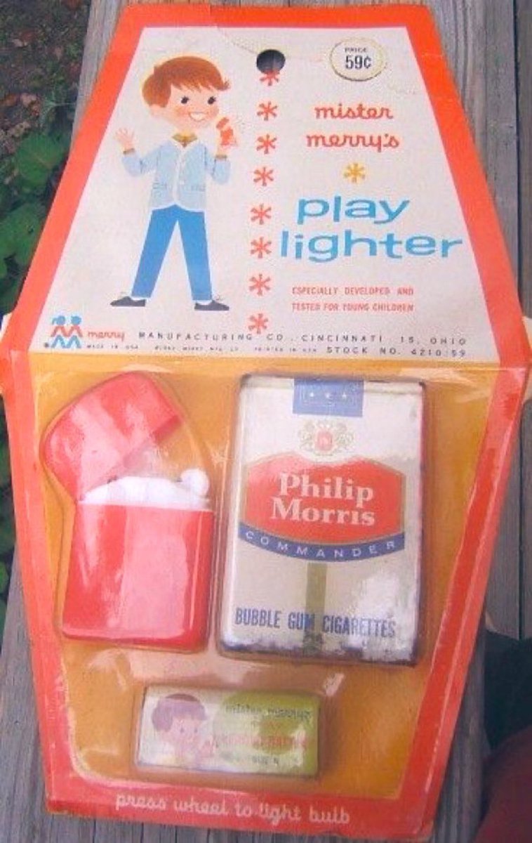 Those candy cigarettes aren’t going to light themselves …