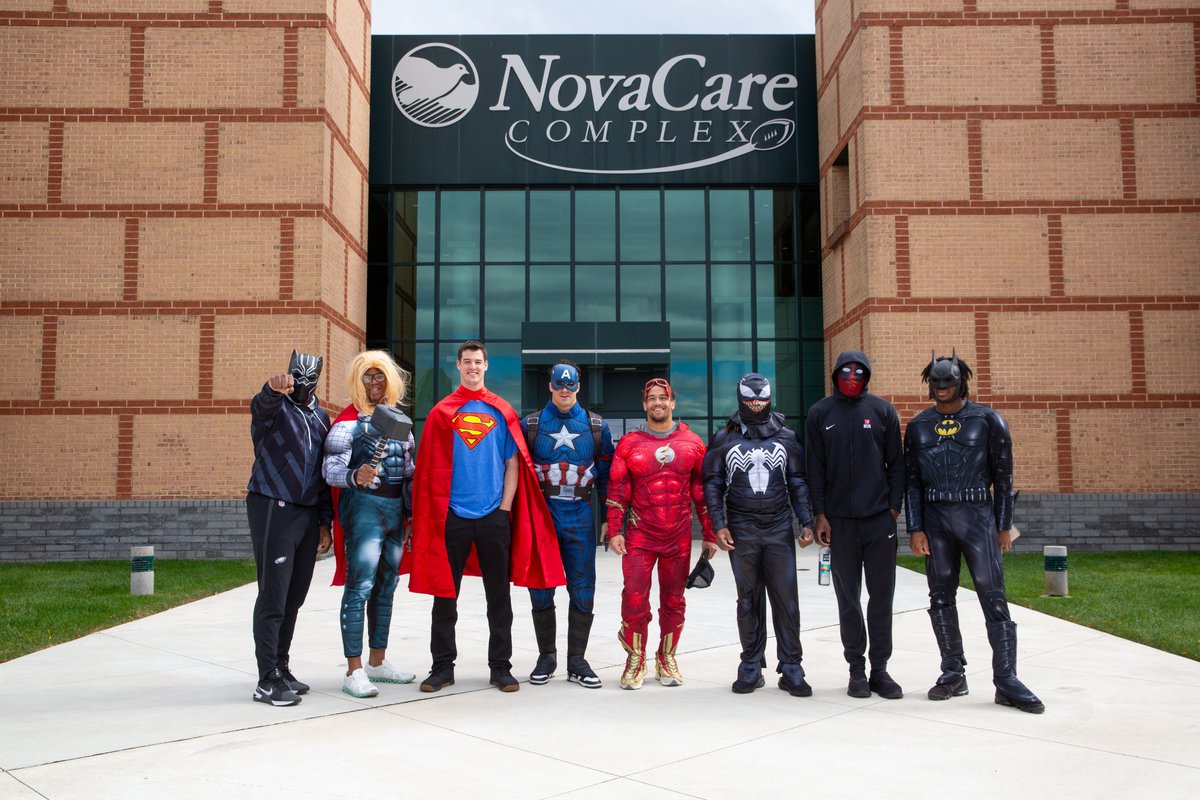 Eagles's tweet image. It's a bird! It's a plane! It's the Rooks, ready to visit @ChildrensPhila!